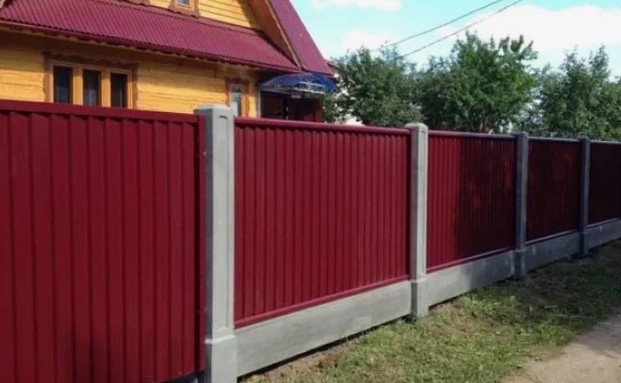 Изготовление заборов и ворот профлист Grand Line